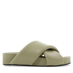 Jil Sander Padded Leather Sandal